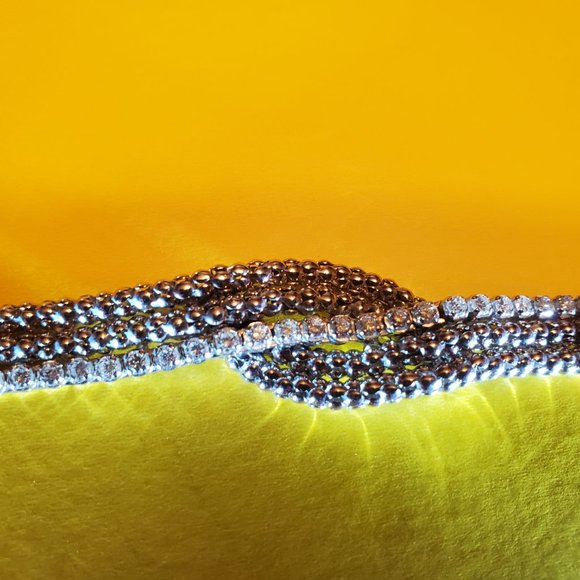 BRAND NEW DIAMOND BRACELET 14K WHITE GOLD - Picture 9 of 13